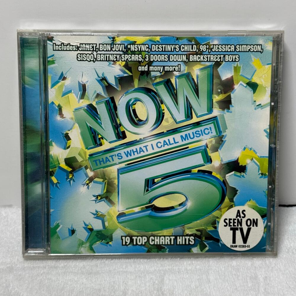 Now That’s‎ What I Call Music! 5 CD Year 2000 Various Artists Compilation Pop